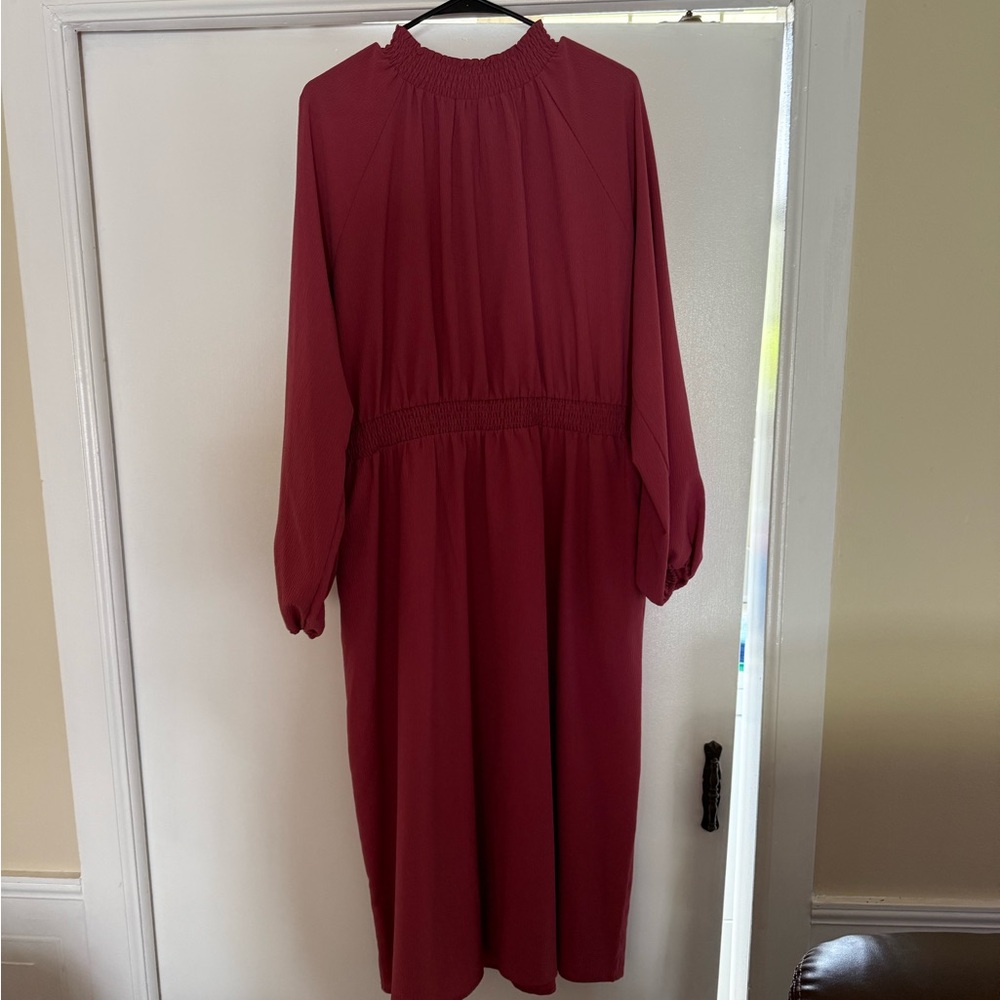 a new day pink mauve Maxi Dress with Elegant Design